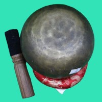 Om Carved Singing Bowl