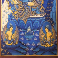 Guru Padma Sambhava Thangka Painting