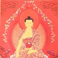 Sakyamuni Buddha Handmade Thangka Painting