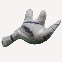 Handmade Felt Dinosaur