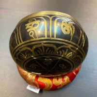 Black Carving Singing Bowl
