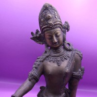 Statue Of Green Tara