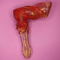 Gold Frit Babuler Smoking Pipe