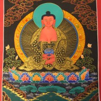 Amitabha (Amitayus) Thangka Painting