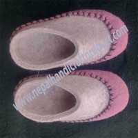 Hand Sewing Felt Slipper