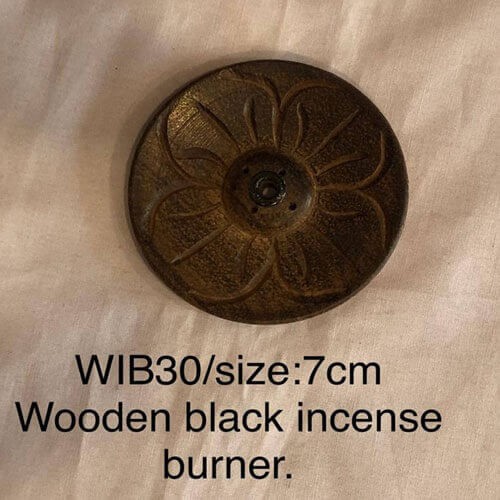 Wooden Black Incense Burner