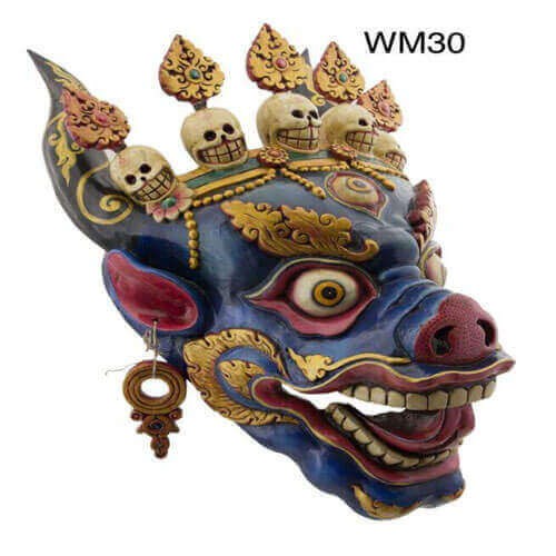 Wooden Ox Mask